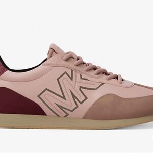 Michael Kors Essex Trainer Cherry and Brown Women's Sneakers